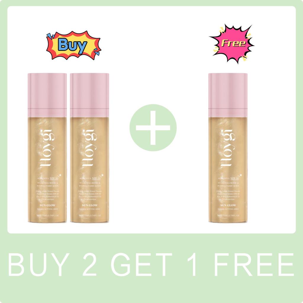 Hoygi Spf 50 Setting Spray Oil Control Long Lasting Matte Natural Non Greasy Waterproof Fast Film Formation Fixer Makeup Spray