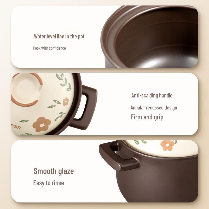 SUPOR 3L Ceramic Casserole Pot