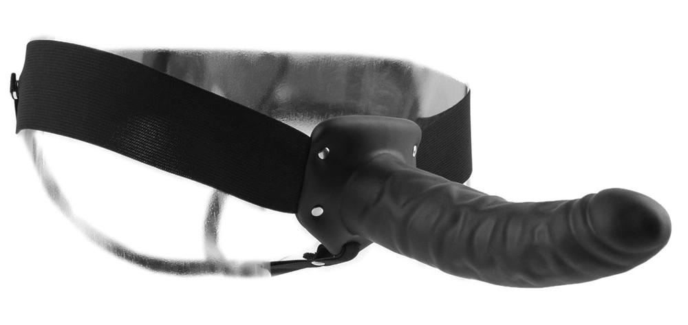 Fetish Fantasy Series - Strap-On Harness with Penis Dildo Black 20 cm