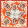 130cm*130cm  Luxury Brand Jug Poker Chain Print Silk Scarf For Women Headband,New Twill Large Square Scarves Female Shawls