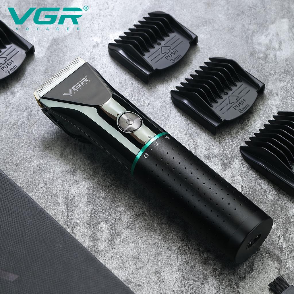VGR V-661 New Hair Clipper with Metal Body Hair Trimmer for Home Use Carving Pusher High Battery Life Oil Head Clipper Electric Home Razor Shaver