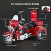 1/9 Scale Harley Davidson TRI GLIDE ULTRA Luxury Tricycle Alloy Diecast Model Motorcycle  Sound & Light  Holiday Gifts for Boyfriend