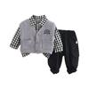 Kids Casual Long-Sleeve Set, Comfortable Daily Wear Outfits