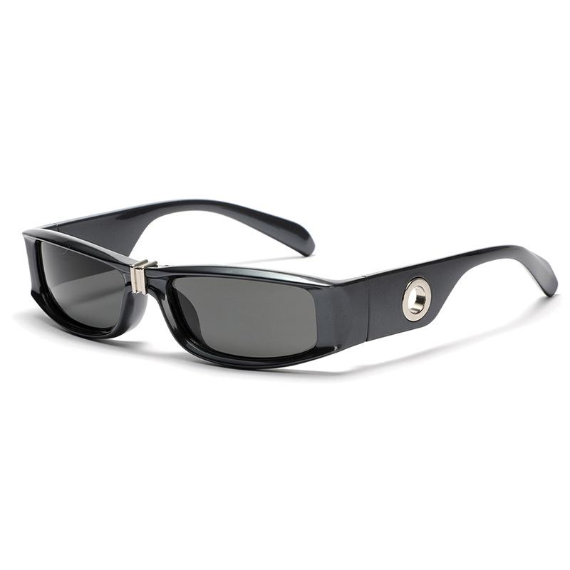Óculos Retângulo Óculos de Sol Masculino Punk Vento Futuro Doce Legal Óculos de Sol Feminino