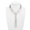 Bohemian Y Shape Necklace Metal Chain Gold Jewelry Fashion Sequin Drop Earrings  Collarbone Chain