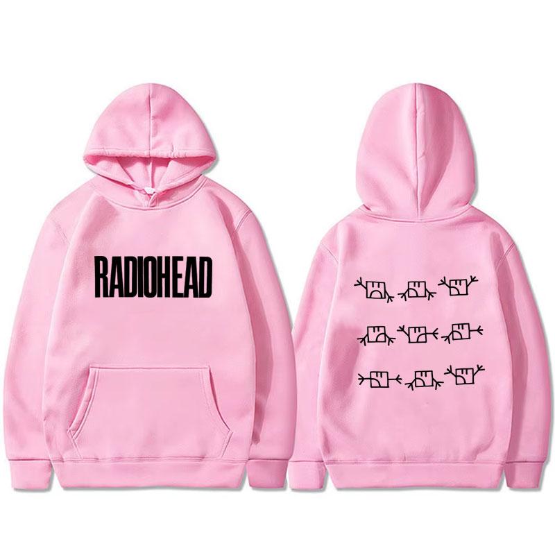 Rock Band Radiohead Funny Meme Hoodie Men Women Casual Retro Gothic Hooded Sweatshirt Male Fashion Hoodies
