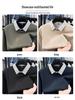 High-End Men's Faux Two-Piece Plus Velvet Sweater - Casual Business Layer