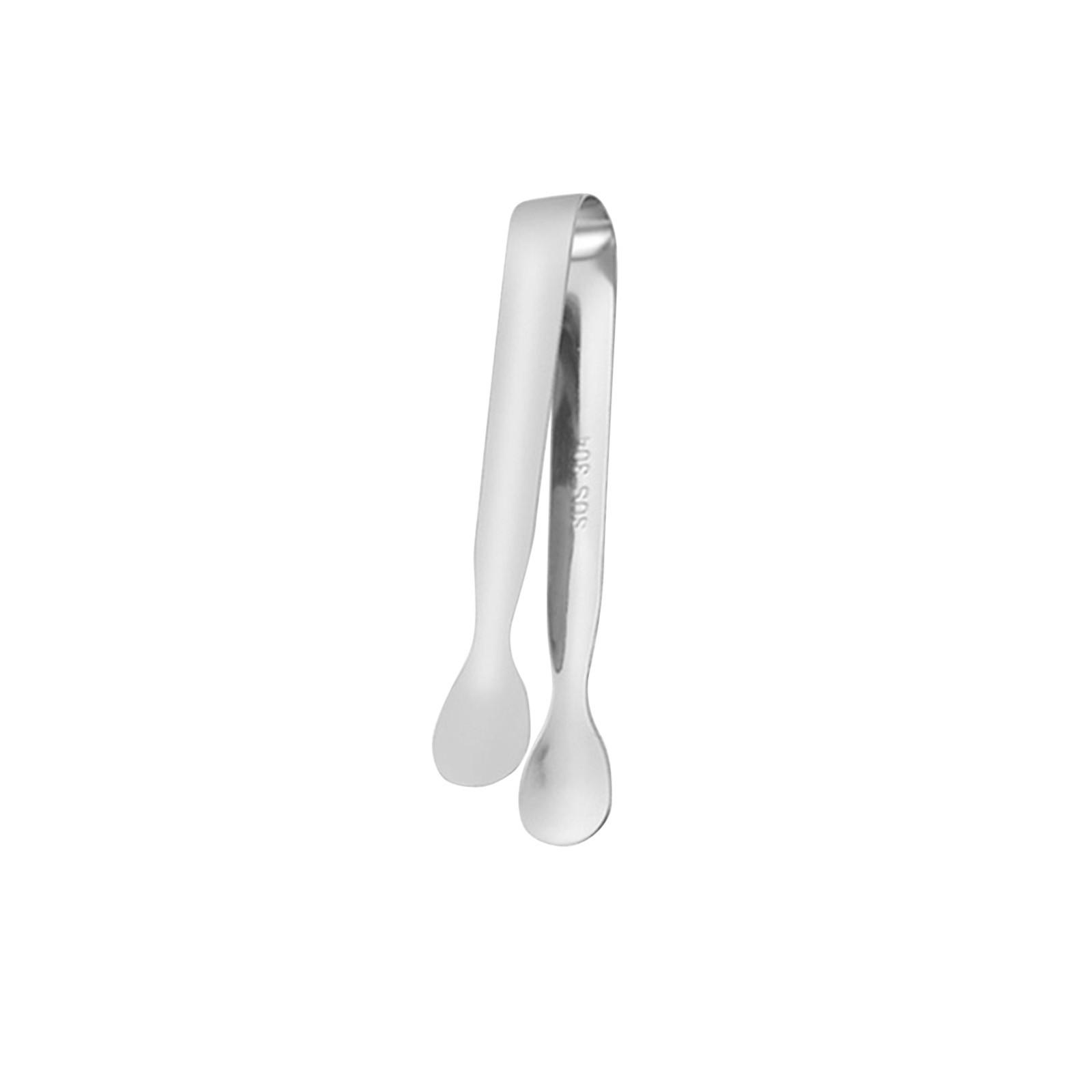 

Small Tongs, 4.25Inch Stainless Steel Small Tongs For Serving Food, Kitchen Metal Tongs For Ice, Toaster, Desserts, Appetizers And Charcuterie Board One Size серебряный