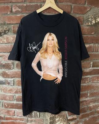 Jessica Simpson Irresistible Album Signed Unisex T-Shirt All Size Unisex T-Shirt