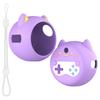 Silicone Case Silicone Protective Case Anti-fall Soft Skin Cover with Lanyard for Punirunes Virtual Electronic Pets Accessories
