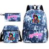 Spielwaren Aphmau Schultasche Cartoon Rucksack Federmäppchen Umhängetasche Dreiteiliges Set