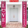 2pcs Birthday & Valentine Rose Door Couplet