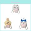 Cute Cartoon Chiikawa Shoulder Bag With Soft Plush Material And Room For Laptop