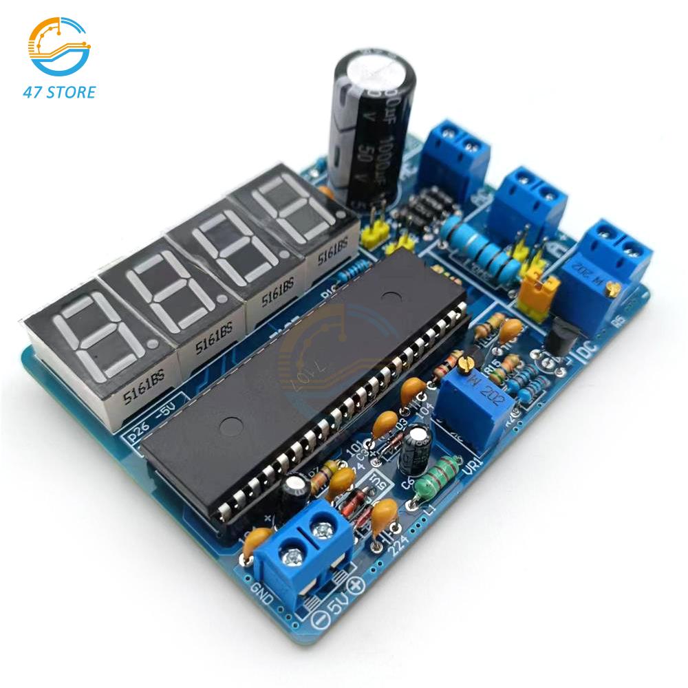 Voltmeter Kit Voltage Meter Electronic Production Suite Multifunctional AC DC Voltmeter DIY Kit for Student Electronic Exercise