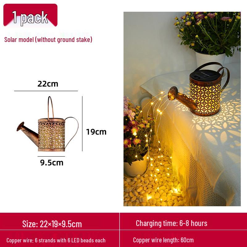 

Waterproof Solar Garden Kettle Light for Outdoor Decor