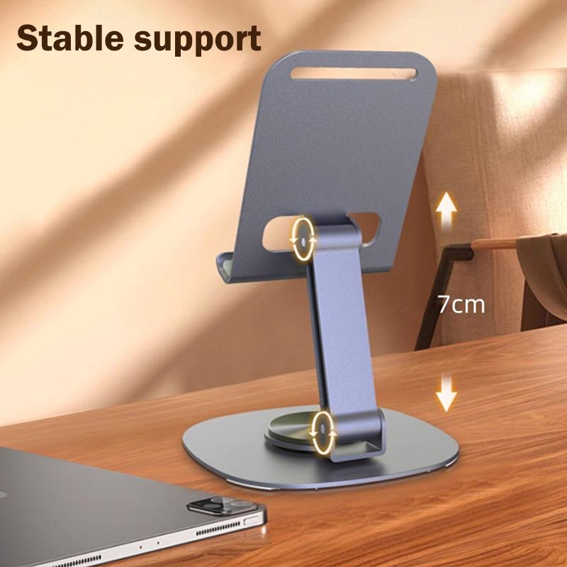 Rotating Table Cell Phone Holder Support Desktop Stand For Ipad Samsung Iphone Mount