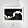 Black and White Wall Art Poster Landscape Architecture Figure Canvas Painting Nordic Living Room Home Decoration Picture Print