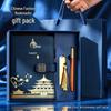 Custom Guochao A5 Chinese Style Business Notebook Gift Set with Logo Printing Capability