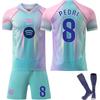 25-26 Barcelona UEFA Champions League Blue Football Jersey for Kids and Adults PEDRI #8