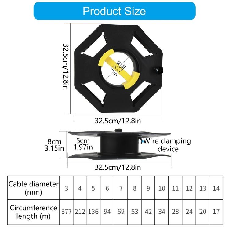 Professional Cord Organizers Reel Rolling Line Dish Easy Storage Plastic Closing Line Winding Disk Tool Easy to Use
