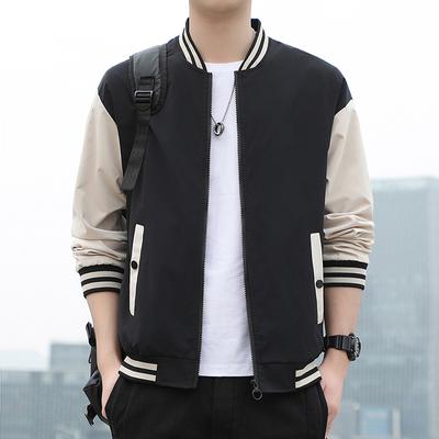 Frühling und Herbst Herren Baseball Jacke Stehkragen Koreanischen Stil Casual Jacke Mantel männer Slim Fit Bomber Jacke