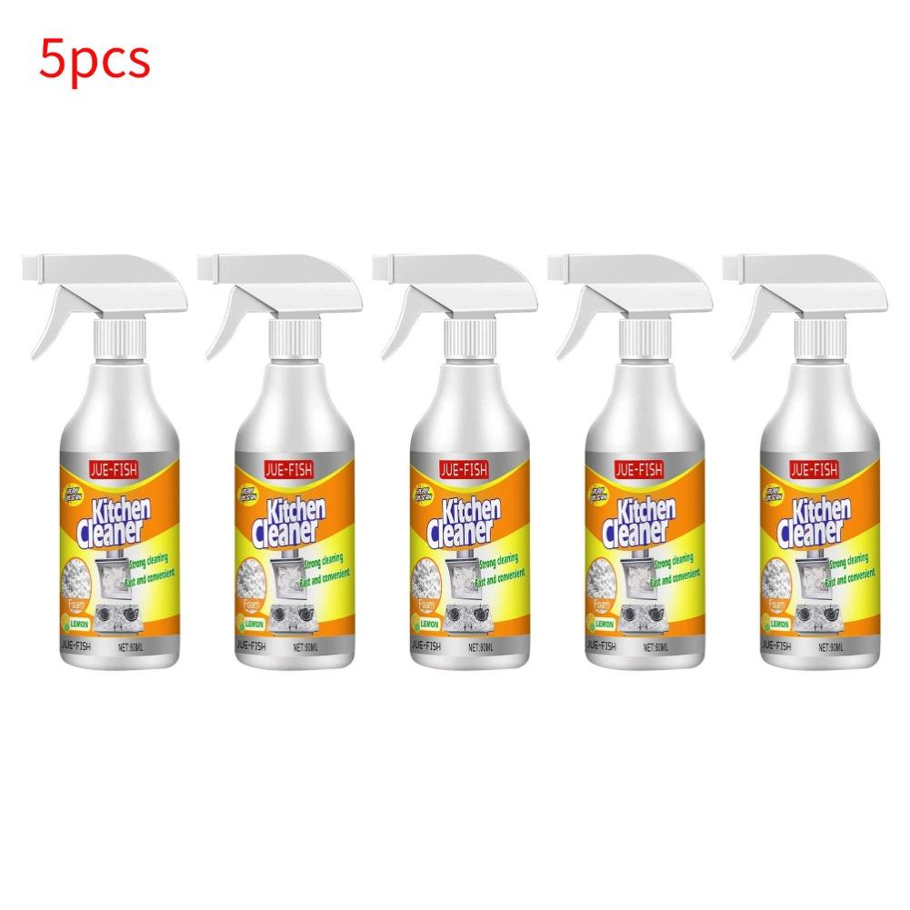 60ml Foam Cleaner Kitchen Grease Cleaner Stain Remover Cleaner Spray Magic Kitchen Degreaser Products Kitchenware Degreaser