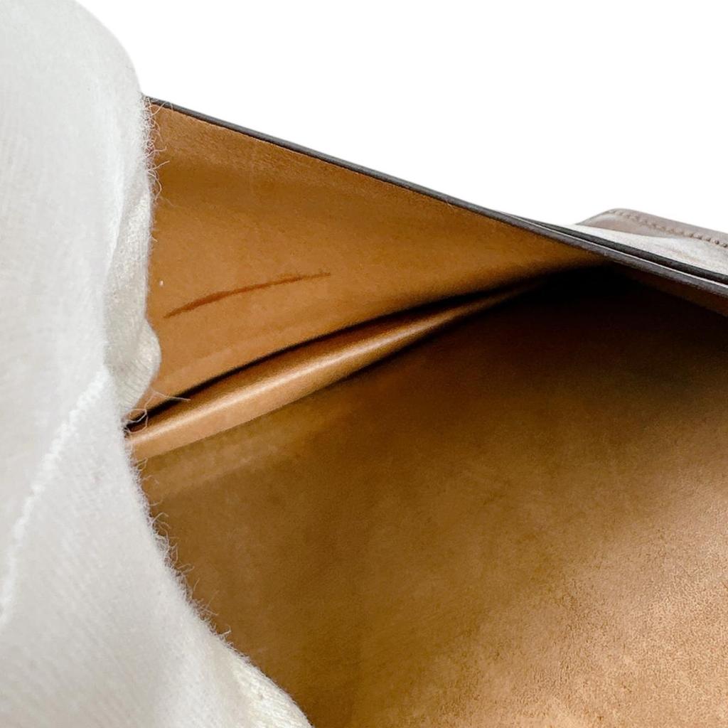 Berluti Calligraphy Long Wallet purse leather Brown unisex Used