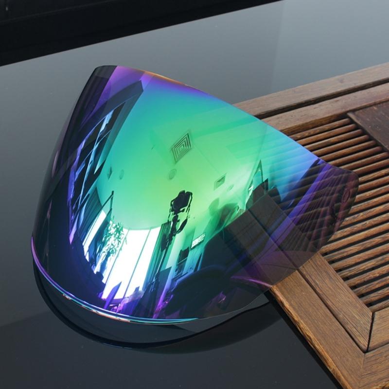 Motorcycle Helmets Lens, Motorcycle Wind Shield Helmets Visors Lens AntiFog Lens for OF608 Helmets Visors