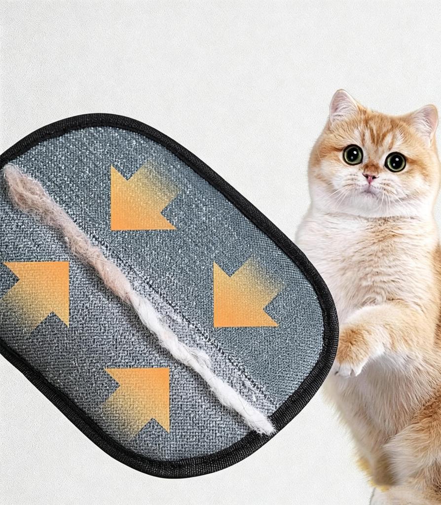 Electrostatic Pet Hair Remover Glove for Cats & Dogs Reusable & Washable for Sofa Clothing Pet Beds