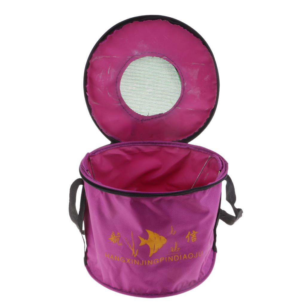 

Складное складное рыболовное ведро Открытый кемпинг Рыба Вода Ведро Round S