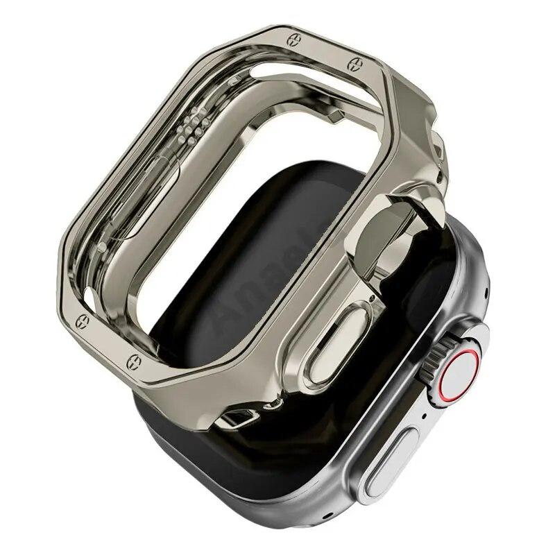 

Чехол для Apple Watch Ultra 49 мм Мягкий ТПУ Защитный Бампер Чехол iWatch Серии 9 8 7 SE 6 5 4 40мм 41мм 45мм 44мм Корпус Часов 49mm