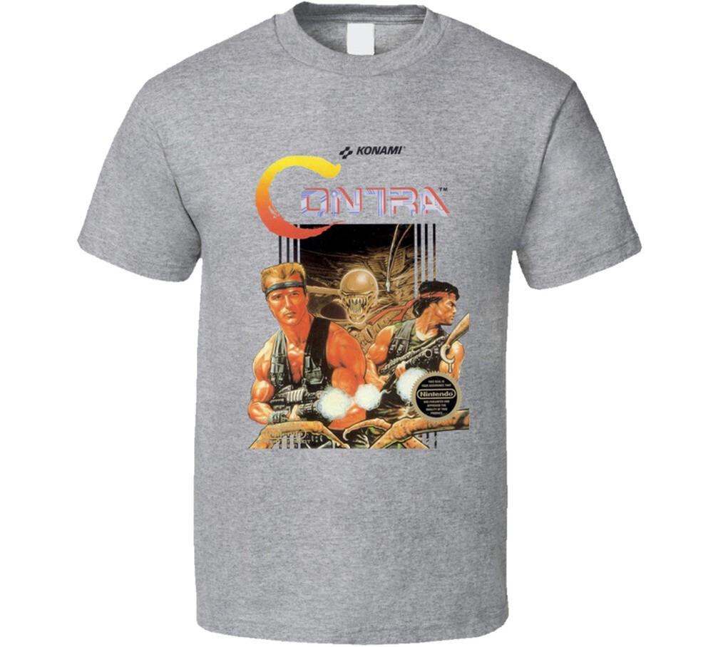 Contra Nes Video Game Cover T Shirt Unisex T-Shirt S