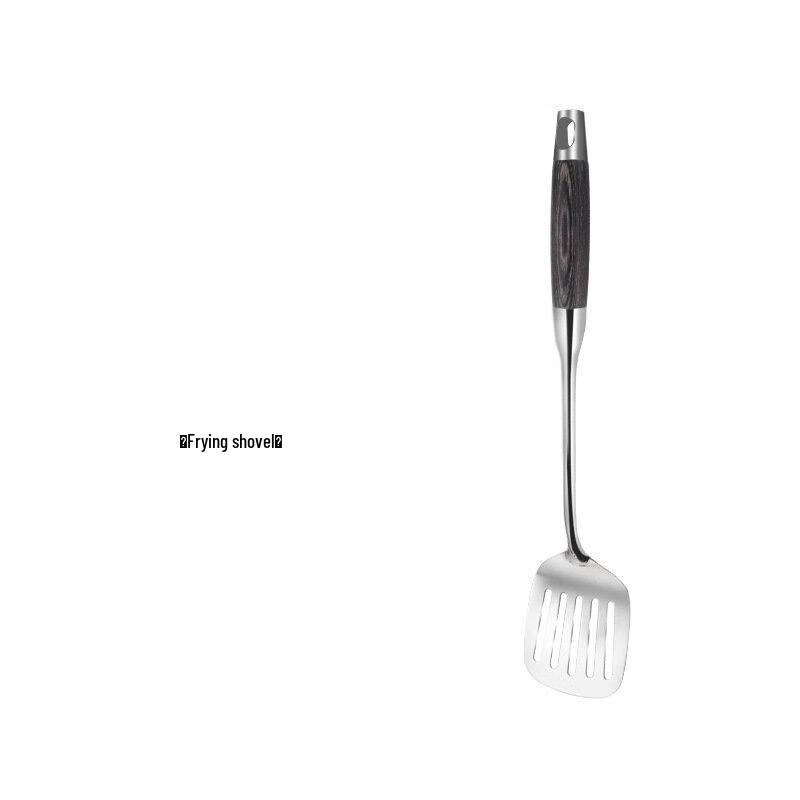 

ZISIZ Stainless Steel & Wood Frying Spatula