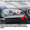 Car Headlight Glass for BMW X6 X6M E71 2008-2014 X5M E70 2010 2011 2012 2013 Transparent Lampshade Lens Cover Clear Lamp Shell