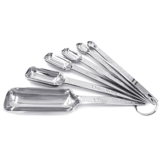 

6 шт. весы из нержавеющей стали, мерная квадратная ложка для приправ, инструменты для выпечки