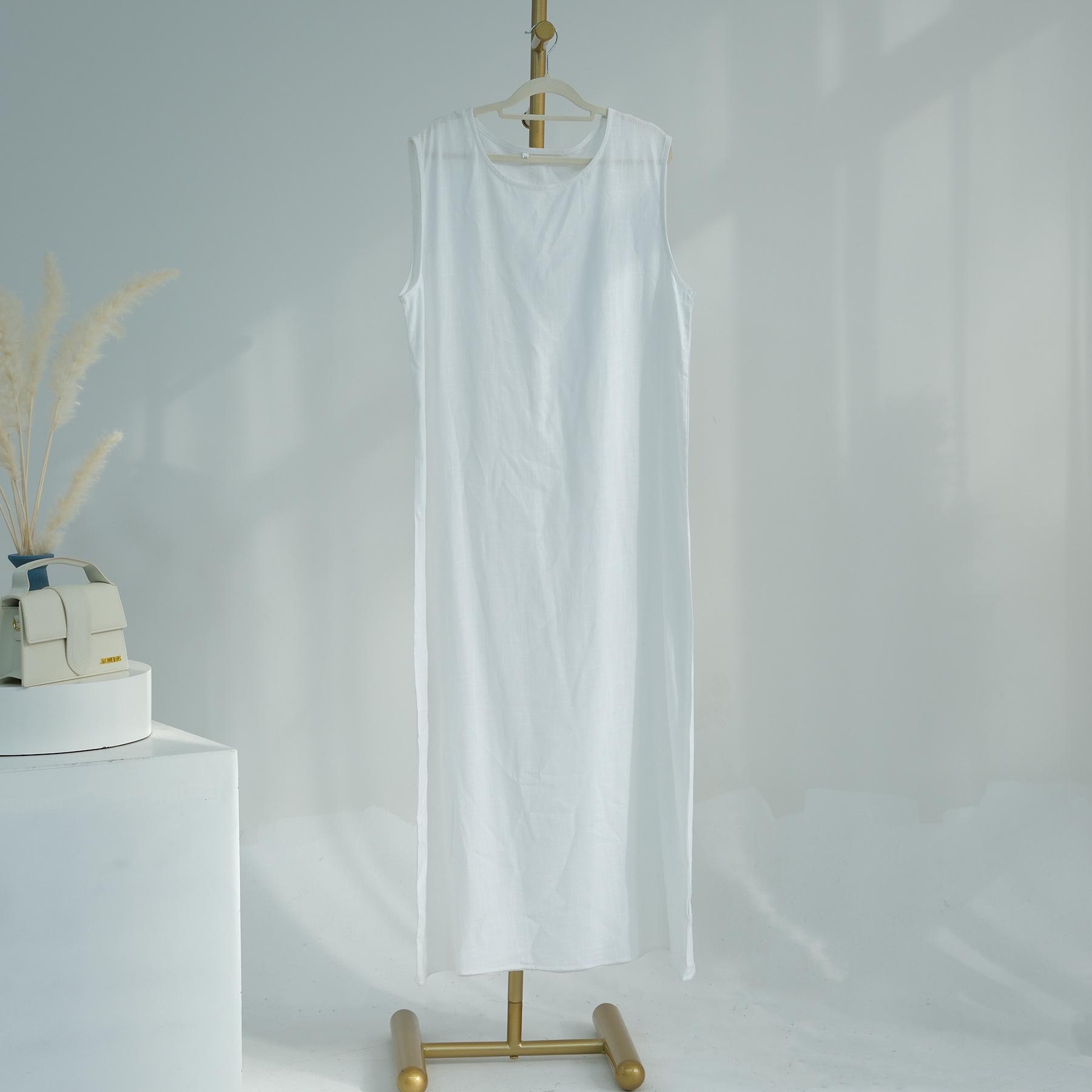 

Мусульманский костюм-двойка из хлопка и льна, кардиган-халат для рынков Ближнего Востока Medium