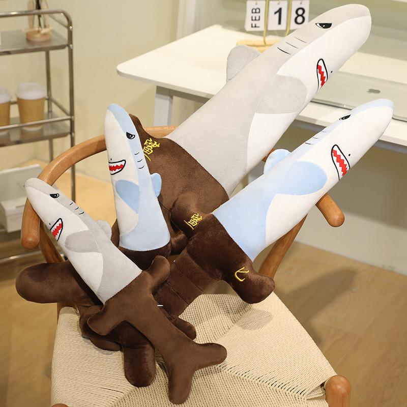 Creative Plush Shark Sword Toy With Soft Pp Cotton For Kids Gift