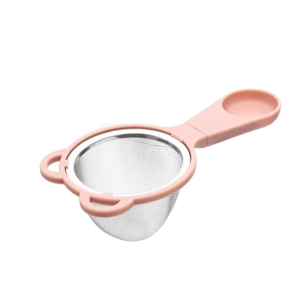 

Cat Shape Tea Leaf Spice Strainer 304 Stainless Steel Colander Sieve Kitchen Baking Tools розовый