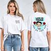 Vintage Animation Betty Boop Pattern T Shirt Men Women Breathable Short Sleeve Tees Hip Hop Style Casual Cotton Streetwear Tops