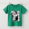 Anime Jujutsu Kaisen Sukuna Printed Cotton T Shirt for Boys Girls Short Sleeve Kids Tee Summer Soft Casual Wear