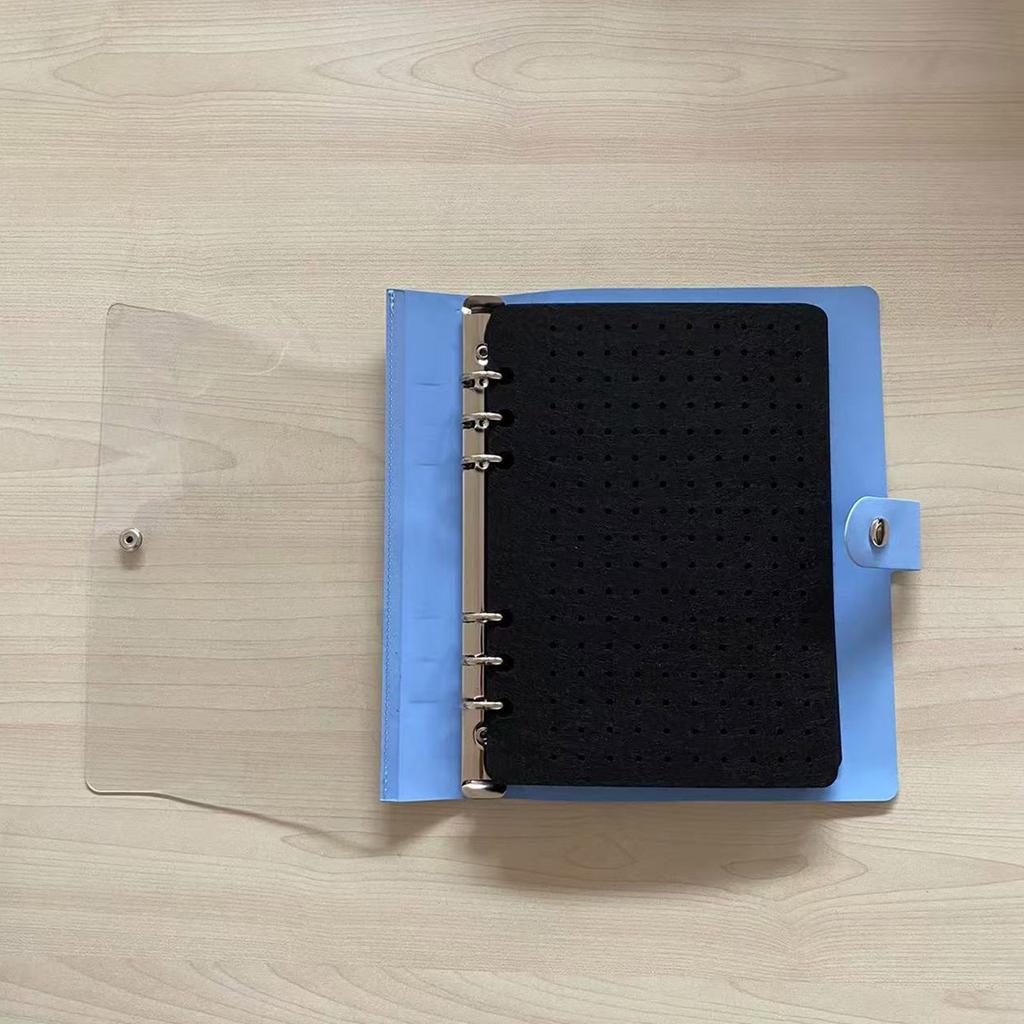 8 Pages Pin Display Book Portable Organizer with Clear Cover Travel Friendly Pin Book Suitable for Brooch Collectors