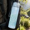 1PC Small Boat On Blue Sea Wave Print 750ml Color Plastic Sports Water Bottle Leakproof Flip Straw Lid Suitable for Sports Office Home Use