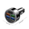 100W 6 Ports USB C Car Phone Charger Adapter 4USB 2PD Cigarette Lighter Adapter Car Charger Adapter for Cell Phones Tablets