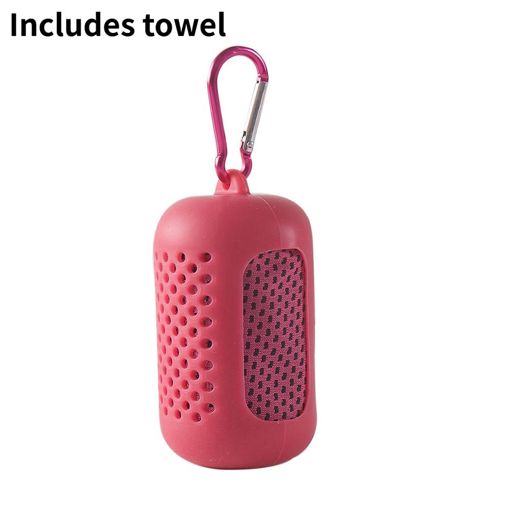 Portable Mini Towel Cover,Including Sports Towels,Can Be Hung Freely,Suitable for Outdoor Fitness,Gym Running,Quick Drying Towel
