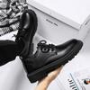 Men‘s Shoes Business Waterproof Black Leather Shoes Men Versatile Thick-Soled Board Shoes Spring Work Shoes.