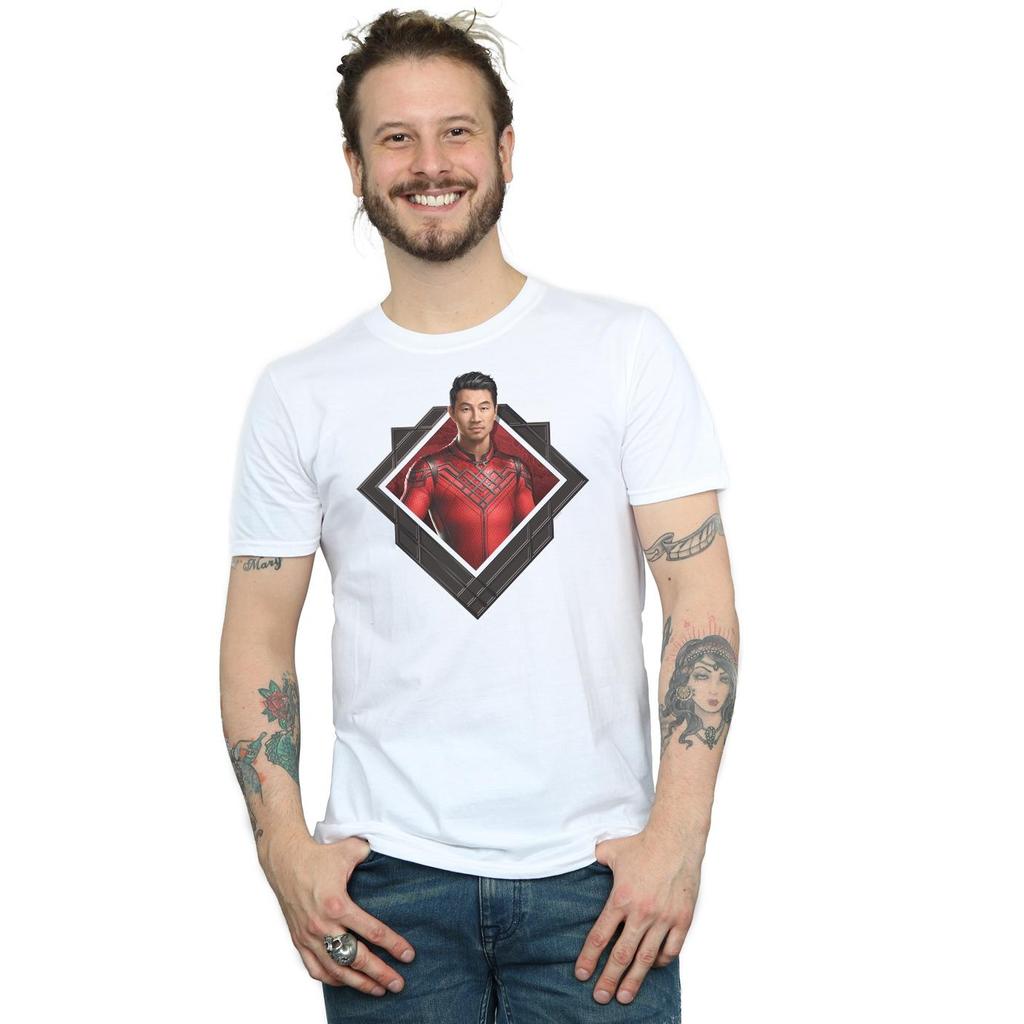 Marvel Mens Shang-Chi And The Legend Of The Ten Rings Photo Crest T-Shirt