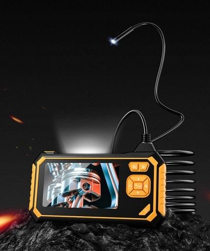 Endoskop kamera inspekcyjna full hd 5m ip67 wodoodporny wyświetlacz lcd usb