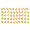 50Pcs 18K Gold Plated Gold Plated Connectors 11mm*7mm Size 2-Row Design Brass Connectors Brass Material Gold Plated Finish