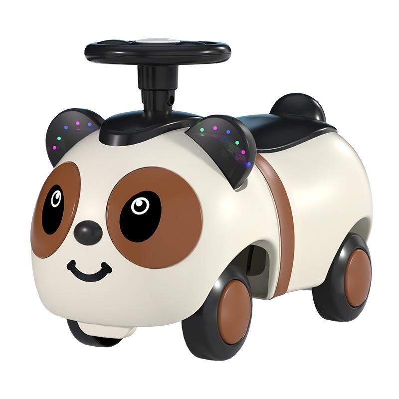 Baby Peanut Twist Car Infant Scooter Walker With Sound Light Silent Wheel Outdoor Ride On Toy Car Balance Training Birthday Gift