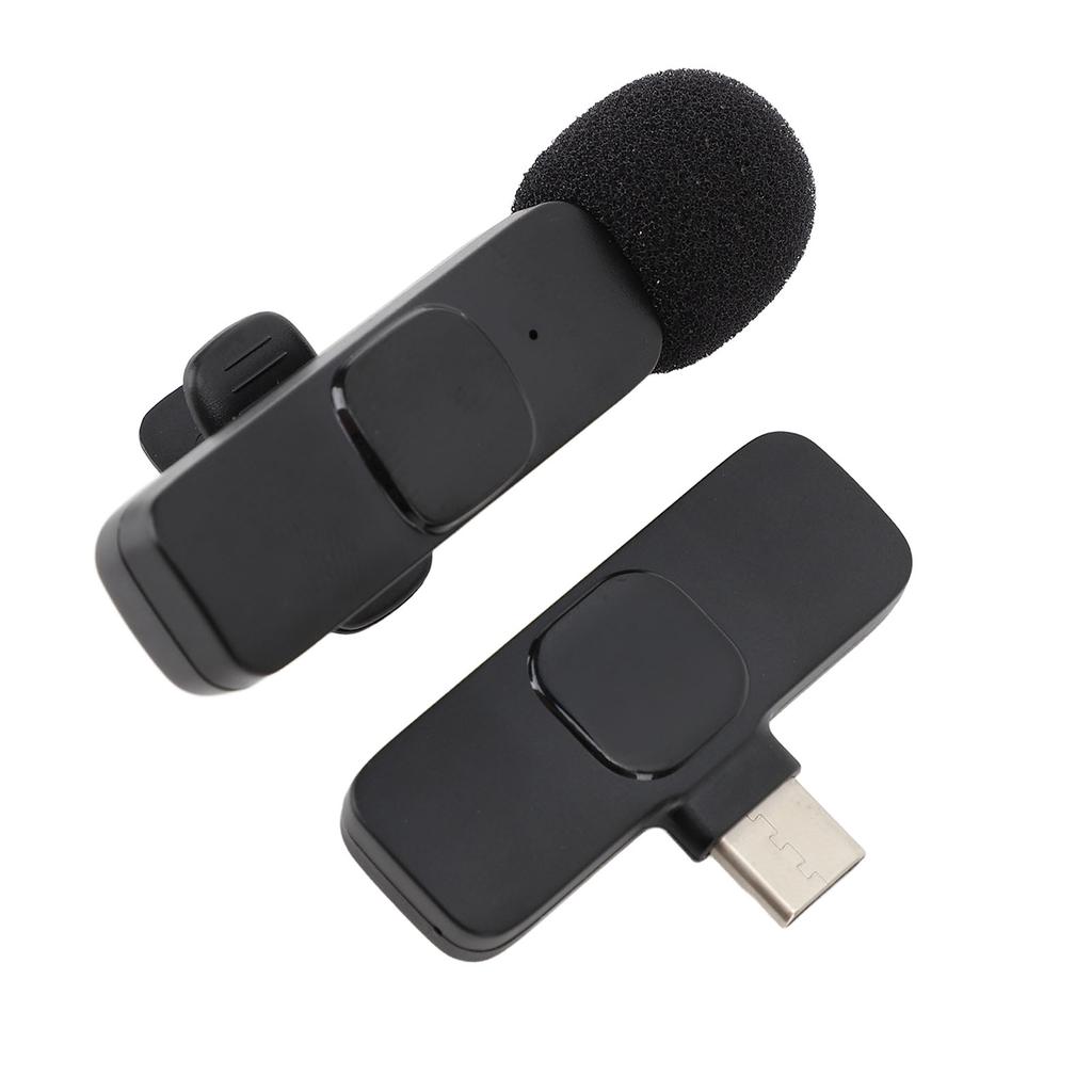 Wireless Lavalier Microphone Noise Cancelling 360 degrees  Sound 20m Range Professional Plug Play Lapel Microphone for